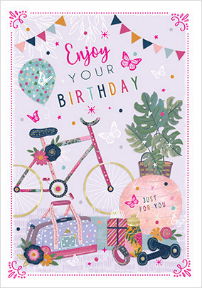 Enjoy your Birthday Hobbies Card