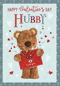 Barley Bear - Hubby Valentine's Day Card