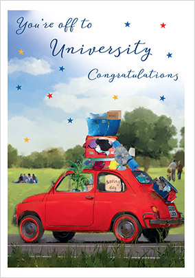 You're Off to University Traditional Card