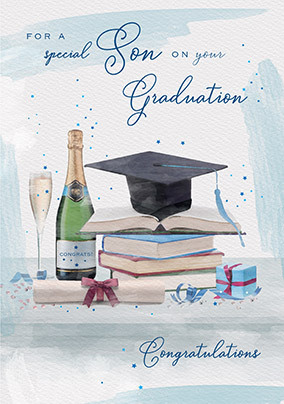 Son Graduation Congrats Card