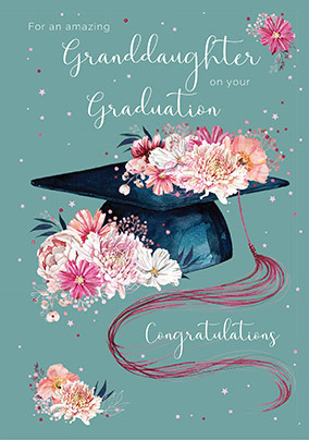 Granddaughter Graduation Congrats Card