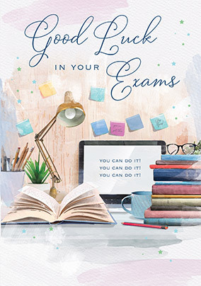 Good Luck in your Exams Traditional Card