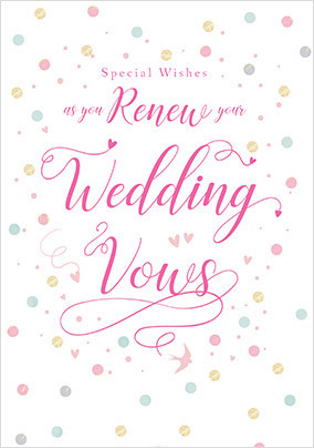 Renew Wedding Vows Card