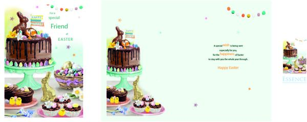 Chocolate Easter Cake Card