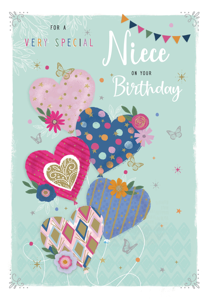 A Lovely Niece Birthday Card