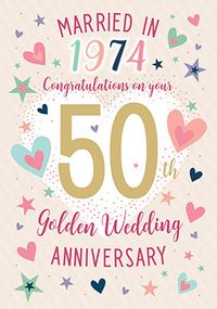 Tap to view Married in 1974 Golden Anniversary Card