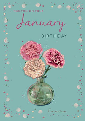 January Birthday Card