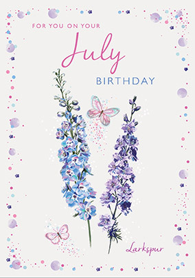 July Birthday Card