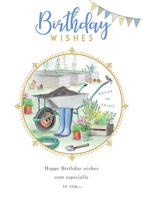Birthday Wishes Gardening Card