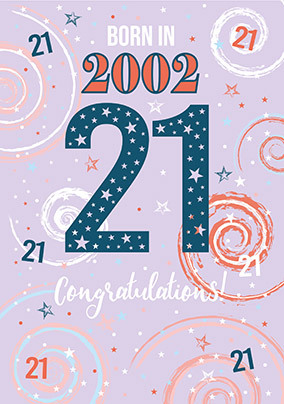 Born in 2002 Birthday Card