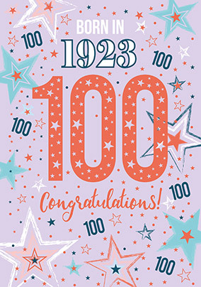 Born in 1923 Birthday Card
