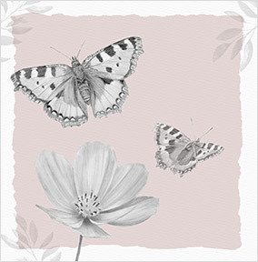 Butterflies Traditional Card
