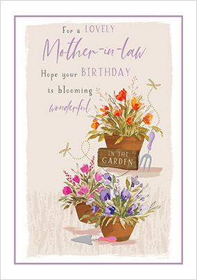 Lovely Mother-In-Law Birthday Card
