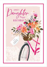 Tap to view Lovely Daughter Happy Birthday Card