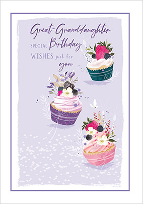 Special Great-Granddaughter Birthday Card