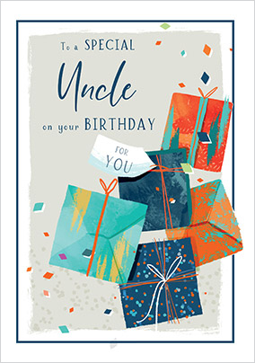 Special Uncle Happy Birthday Card