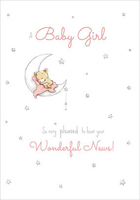 Wonderful News New Bay Girl Cards