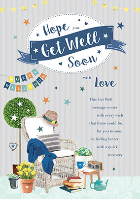 Get Well Traditional Verse Card