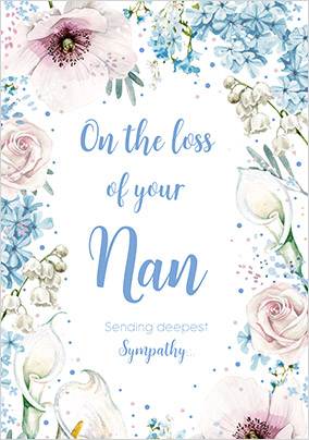 Loss Of Nan Sympathy Card