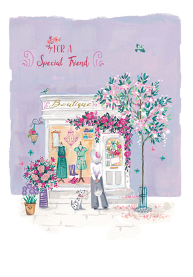 Special Friend Shop Front Birthday Card