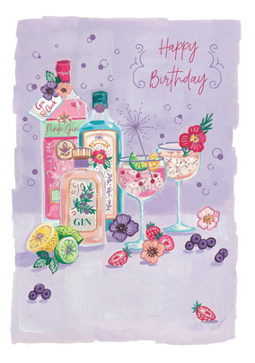 Gin O Clock Birthday Card