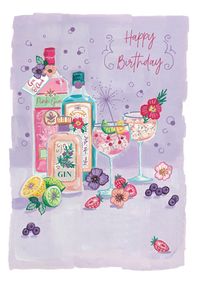 Tap to view Gin O Clock Birthday Card