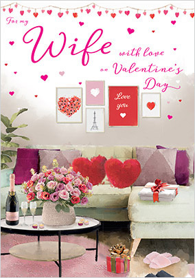 Wife Cosy Valentine Card