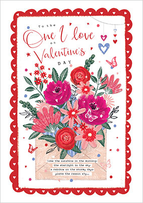 One I Love Valentine Card