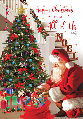 All of Us Traditional Christmas Card