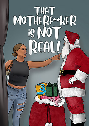 Not Real Christmas Card