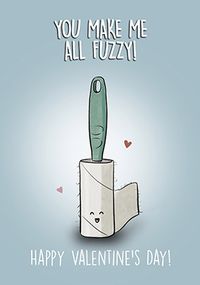 Tap to view You Make Me Fuzzy Valentine's Day Card