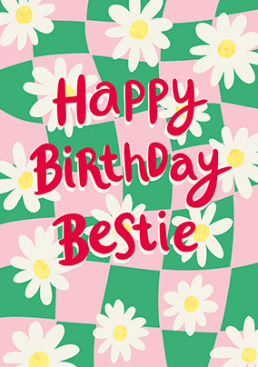 To My Bestie Birthday Card