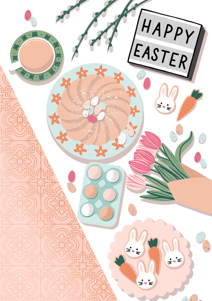 Easter Food Card