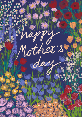 Flowers Happy Mother's Day Card