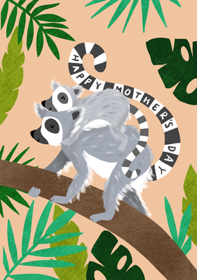 Happy Mother's Day Lemurs Card