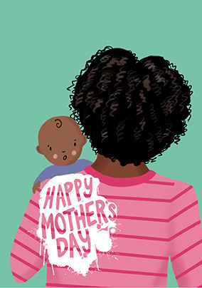 Mum and Baby Happy Mother's Day Card