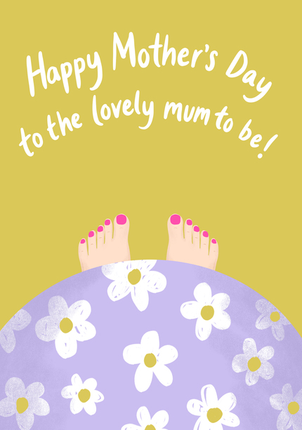Mummy to Be Lovely Mother's Day Card