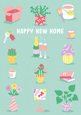 Happy Celebrations New Home Card