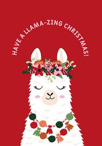 Tap to view Llama-zing Christmas Card