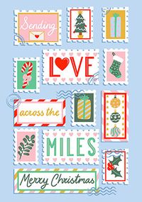 Love Across the Miles Christmas Card