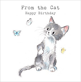 From the Cat Cute Traditional Birthday Card