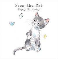 Tap to view From the Cat Cute Traditional Birthday Card