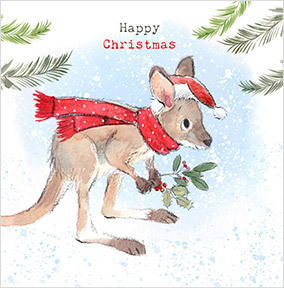 Joey Happy Christmas Card