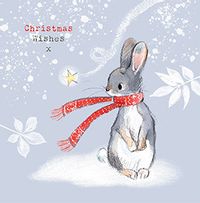 Bunny Christmas Wishes Card