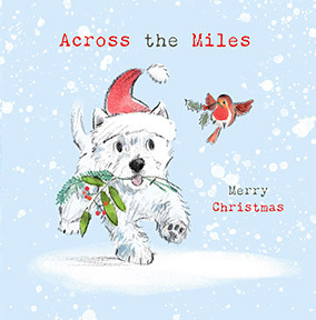 Across the Miles Dog Card