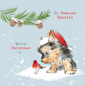 Someone Special Dog Christmas Card