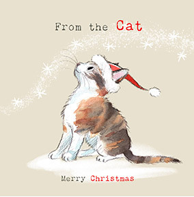 From the Cat Traditional Christmas Card