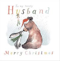 Husband Bear Christmas Card