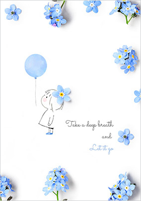 Take a Deep Breath Thinking of You Card