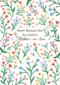 Mother-in-Law Floral Mother's Day Card